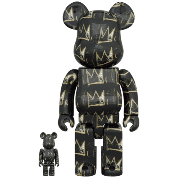 BE@RBRICK JEAN-MICHEL BASQUIAT (尚-米榭·巴斯奇亞) #8 100％ & 400％ 套裝
