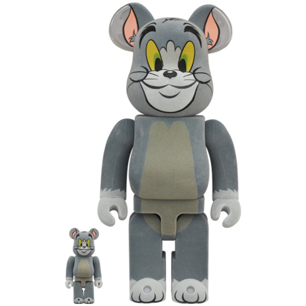 BE@RBRICK《湯姆與傑利》湯姆 絨毛 Ver. 100% & 400% 套裝