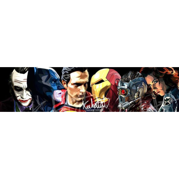 Drawing (Heroes Set Joker Star Lord Black Widow 4ps)