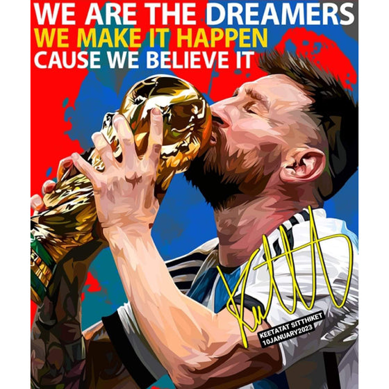 Drawing (美斯 Lionel Messi - We are the dreamers)