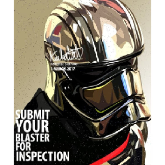 Drawing (星球大戰 Star Wars Captain Phasma - Submit Your Blaster for Inspection)