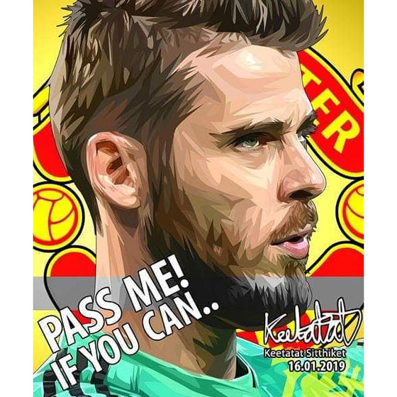 Drawing (David de Gea - Pass me ! if you can..)