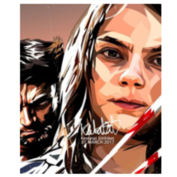 Drawing (狼人 Wolverine Logan X Laura)