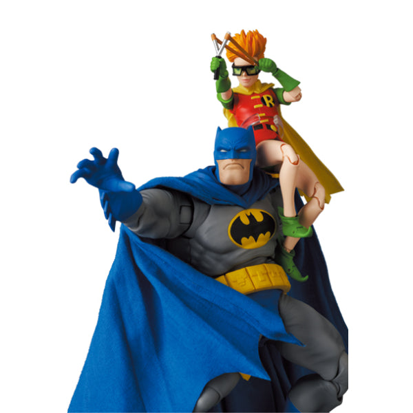MAFEX 蝙蝠俠籃色版本 & 羅賓 《蝙蝠俠：黑暗騎士歸來》