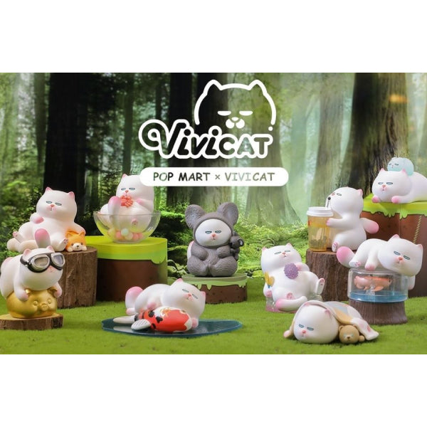 Pop Mart - Vivicat 懶到無朋友系列迷你公仔擺設