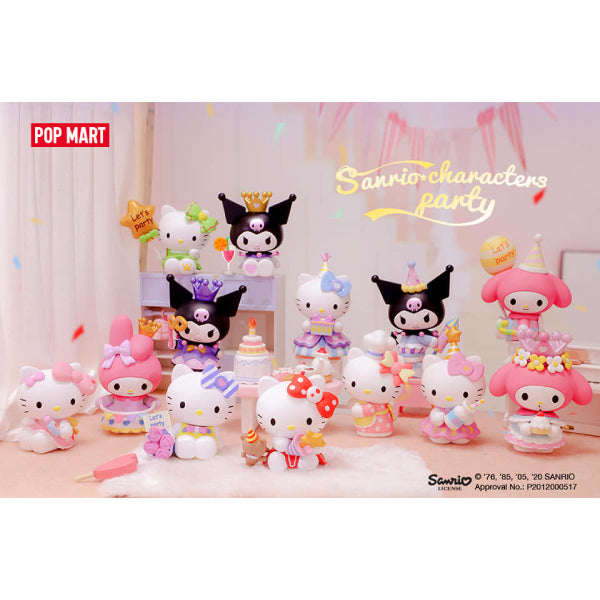 Pop Mart - Sanrio 明星派對系列迷你公仔擺設