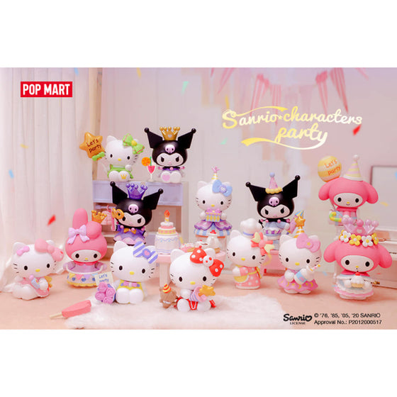 Pop Mart - Sanrio 明星派對系列迷你公仔擺設