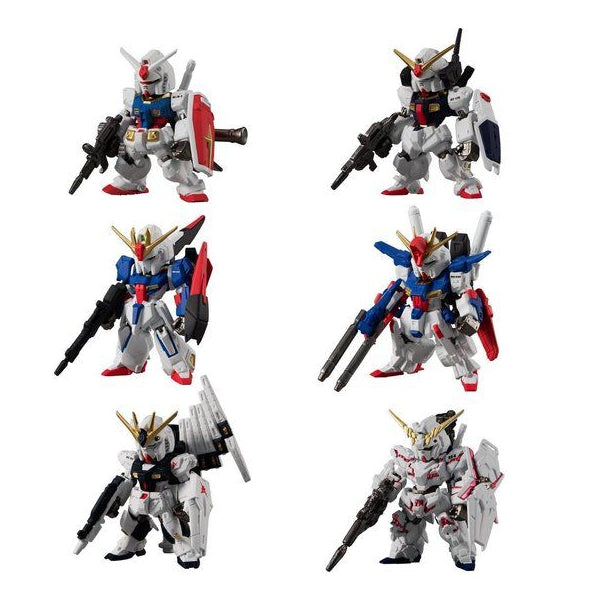 FW GUNDAM CONVERGE 10TH ANNIVERSARY UNIVERSAL CENTURY SET 不含口香糖 (一套6款)