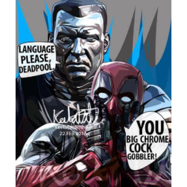 Drawing (死侍 VS 巨鋼 Deadpool Vs Colossus)