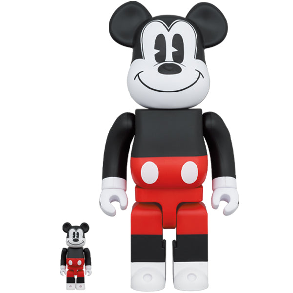 BE@RBRICK MICKEY MOUSE 米奇老鼠 (R&W 紅白 2020 VER.) 100% & 400%