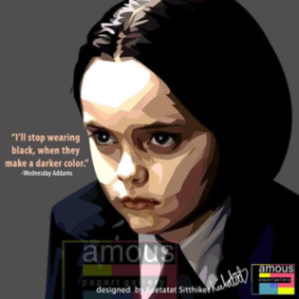 Drawing (愛登士家庭 Wednesday Addams)