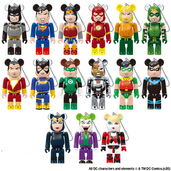 BE@RBRICK Happy Lottery Ver. DC Characters 100%