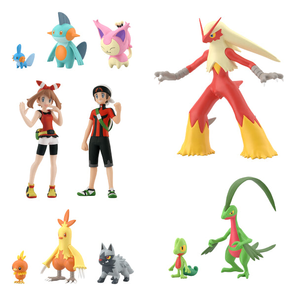 寵物小精靈 POKEMON SCALE WORLD 豐緣地區 套裝 (一套6款)