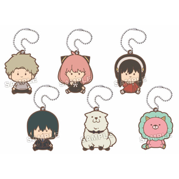 《間諜家家酒》 SPY × FAMILY Chubby-Cubby 橡膠鎖匙扣系列 (一套6款)