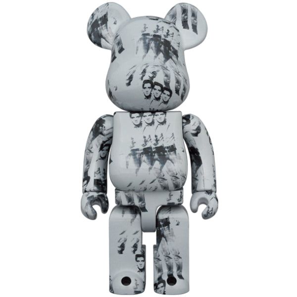 BE@RBRICK 安迪華荷 X 埃爾維斯‧皮禮士利 貓王 1000％