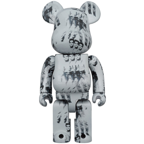 BE@RBRICK 安迪華荷 X 埃爾維斯‧皮禮士利 貓王 1000％