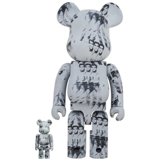 BE@RBRICK 安迪華荷 x 埃爾維斯‧皮禮士利 貓王 100％ & 400％ 套裝