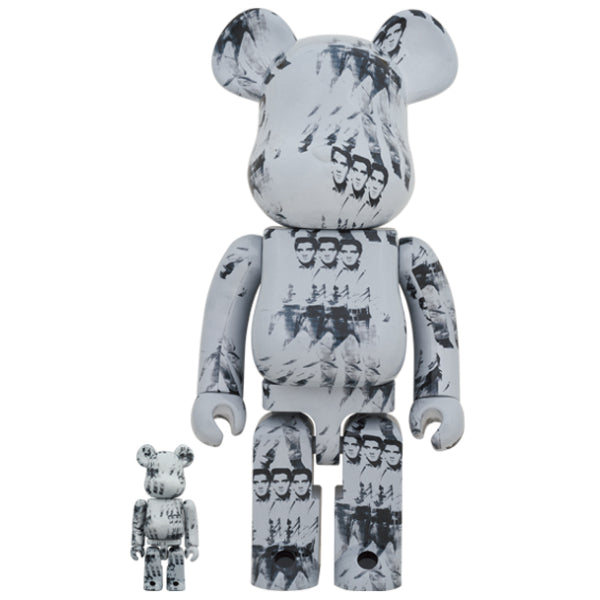 BE@RBRICK 安迪華荷 x 埃爾維斯‧皮禮士利 貓王 100％ & 400％ 套裝