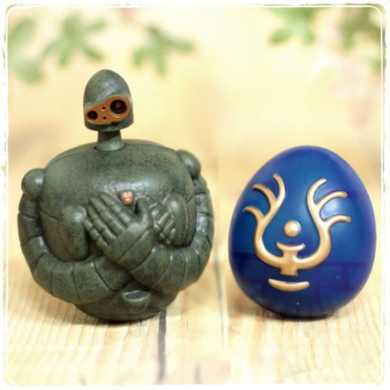 Ghibil Tanoshiku yurayura Okiagari Koboshi YR-04 "LAPUTA: Castle in the Sky" Robot Soldier and Flying Stone