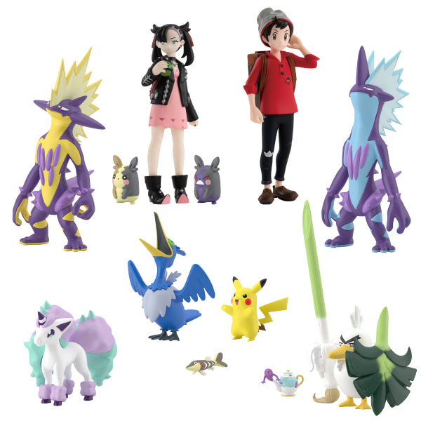 寵物小精靈劍盾 POKEMON SCALE WORLD 伽勒爾地區 第二版本 迷你公仔套裝 (一套7款)