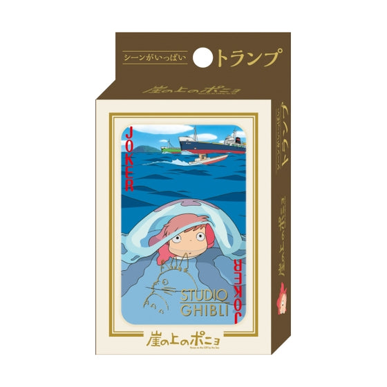 Ghibli - Playing cards full of scenes Ponyo On The Cliff