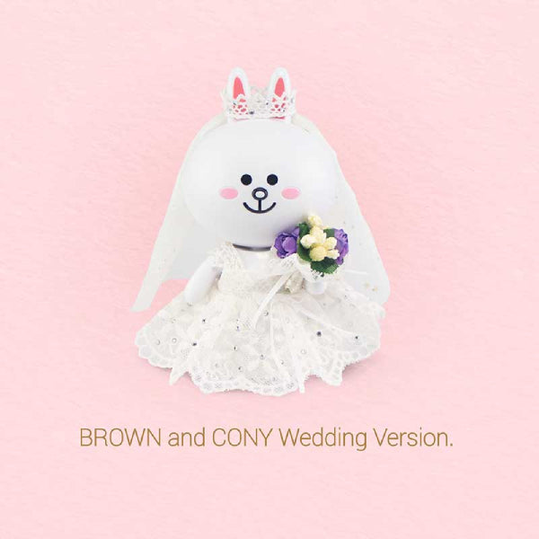 [P-STYLE] LINE FRIENDS - 兔兔結婚禮服版