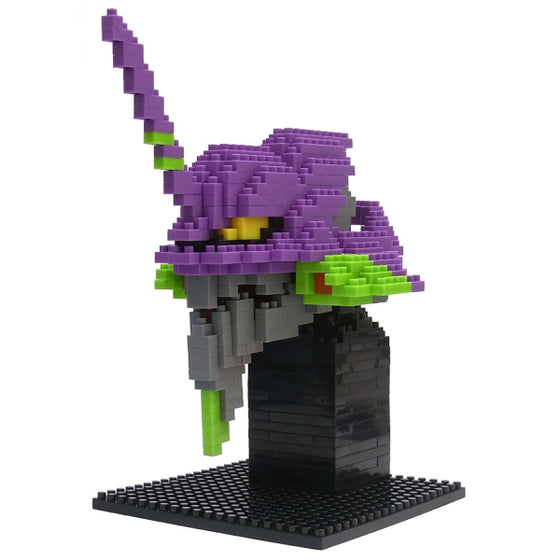 NEV-001 Nanoblock 新世紀福音戰士 初號機 (頭部)《新世紀福音戰士新劇場版》