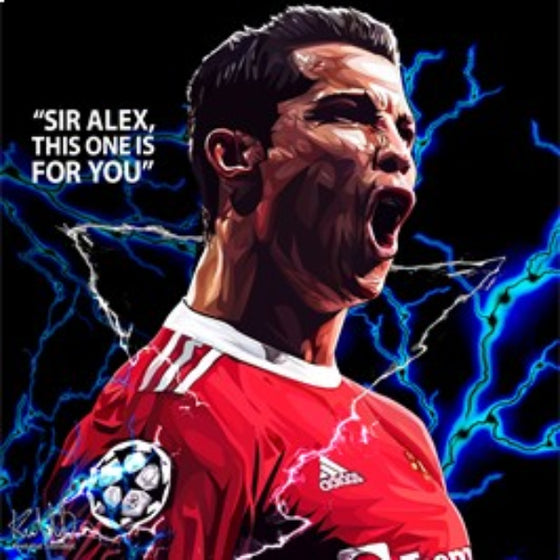 Drawing (基斯坦奴·朗拿度 Cristiano Ronaldo - Sir Alex)