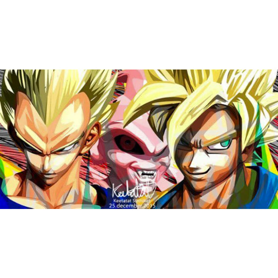 Drawing (龍珠 比達 魔人布歐 孫悟空)