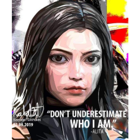 Drawing (Alita - Don't underestimate who I am)