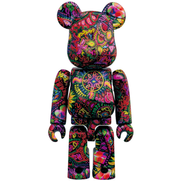 BE@RBRICK Psychedelic Paisley 100％ & 400％