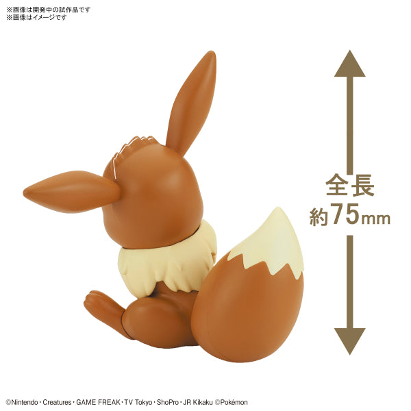 BANDAI Pokepla Quick #04 Pokemon Eevee (2022 June Resale ver.) 寵物小精靈 寶可夢 伊貝 pokepla