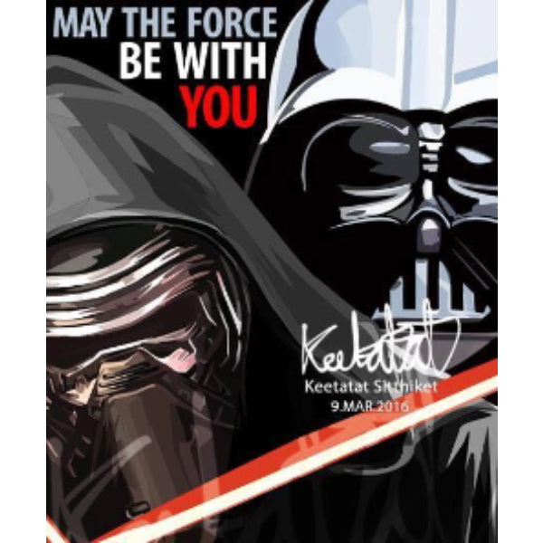 Drawing (星球大戰 Kylo VS Darth Vader May The Force Be With You)