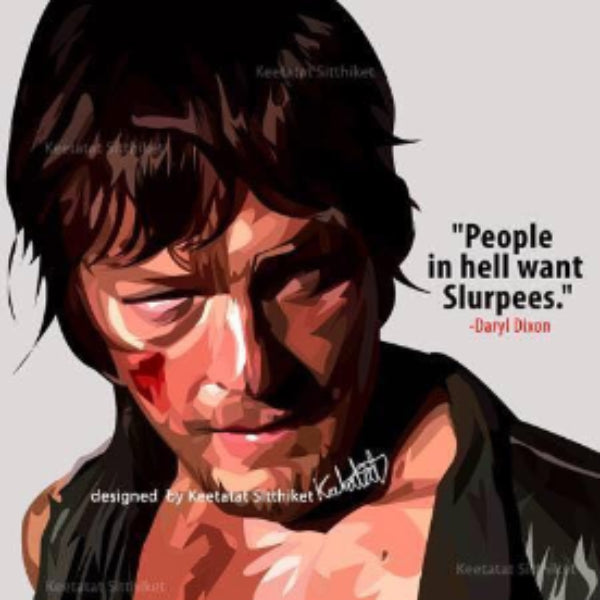 Drawing (The Walking Dead Daryl Dixon)