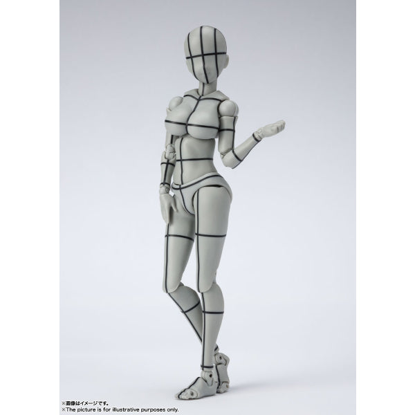 S.H.Figuarts 女性素體  -矢吹健太朗- Edition (灰色線框Ver.)