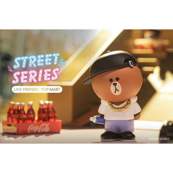 Pop Mart - Line Friends Street Series Mini Figure (Brown, Sally, Cony, etc.)
