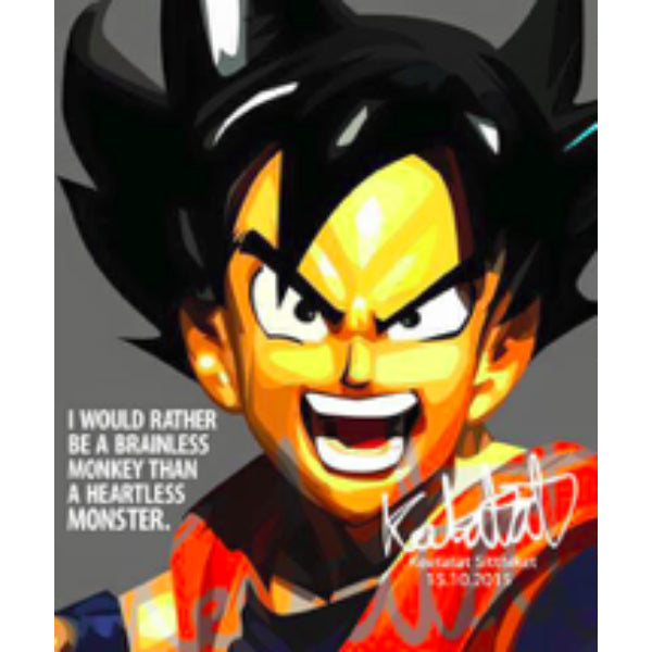 Drawing (龍珠 孫悟空 Goku I Would Rather)