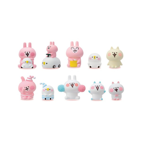 Kanahei's small animal - 兔兔P助 - 軟膠吉祥物迷你公仔 (1套10個)