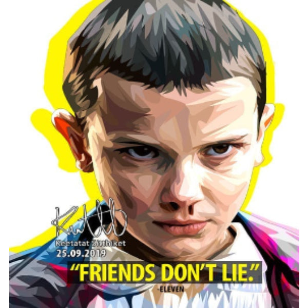 Drawing (怪奇物語 Stranger Things Eleven - Friends don't lie)
