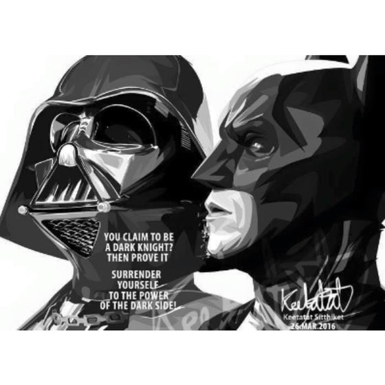 Drawing (黑武士 蝙蝠俠 Darth Vader VS Batman)
