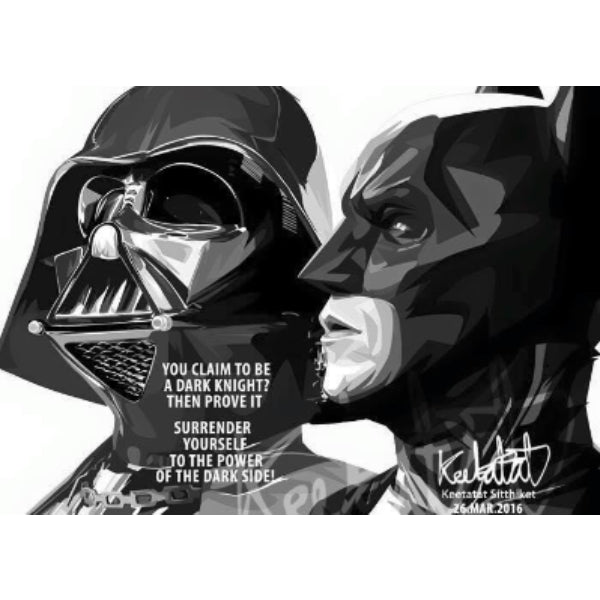 Drawing (黑武士 蝙蝠俠 Darth Vader VS Batman)