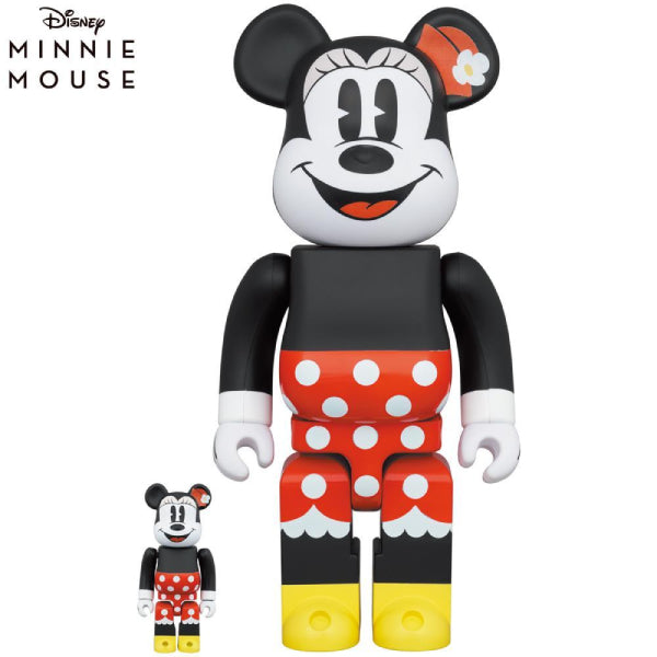 BE@RBRICK MINNIE MOUSE 100％ & 400％ , 1000%
