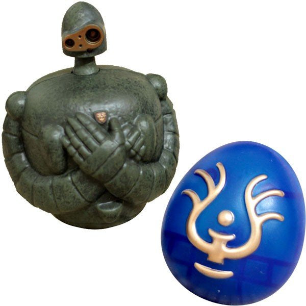 Ghibil Tanoshiku yurayura Okiagari Koboshi YR-04 "LAPUTA: Castle in the Sky" Robot Soldier and Flying Stone