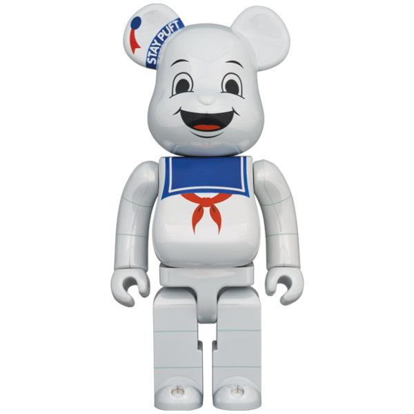 BE@RBRICK《捉鬼敢死隊》棉花糖鬼 WHITE CHROME VER. 100% & 400% 套裝