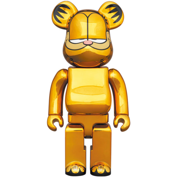 BE@RBRICK 加菲貓 GOLD CHROME VER. 100% & 400%
