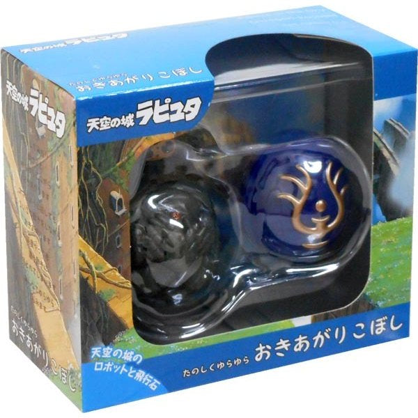 Ghibil Tanoshiku yurayura Okiagari Koboshi YR-04 "LAPUTA: Castle in the Sky" Robot Soldier and Flying Stone