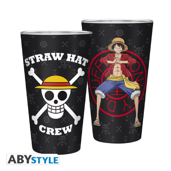 海賊王 - 骷髏禮品套裝 - 玻璃杯 (ABYVER167) + 別針 (ABYPIN013) + A6 筆記簿