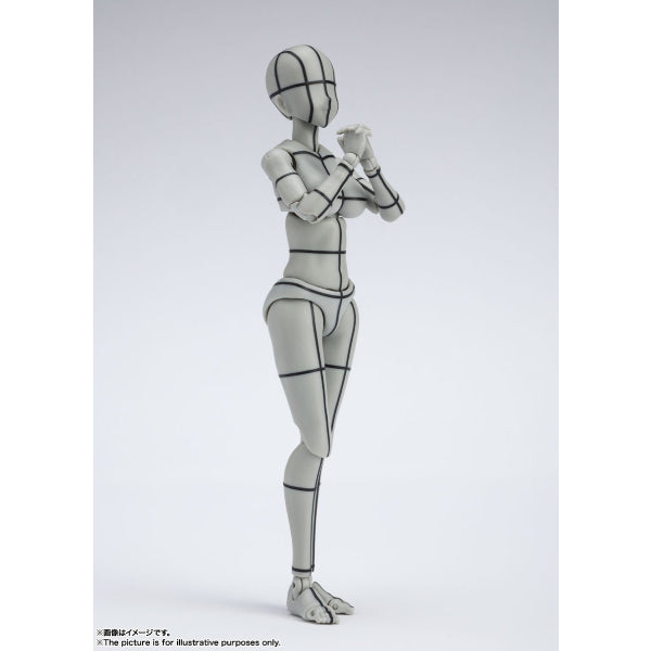 S.H.Figuarts 女性素體  -矢吹健太朗- Edition (灰色線框Ver.)