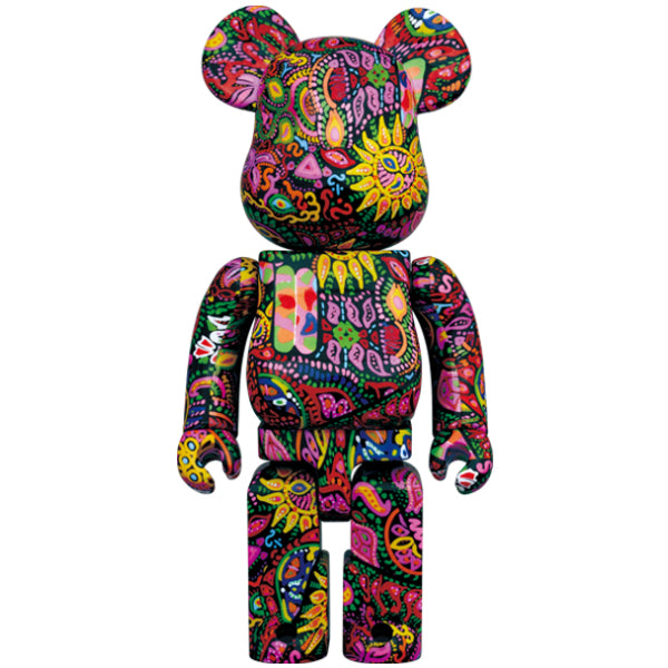 BE@RBRICK Psychedelic Paisley 100％ & 400％