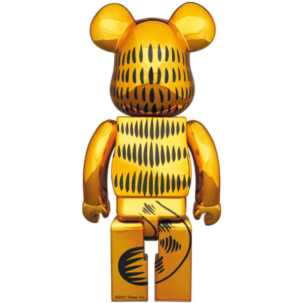 BE@RBRICK 加菲貓 GOLD CHROME VER. 100% & 400%